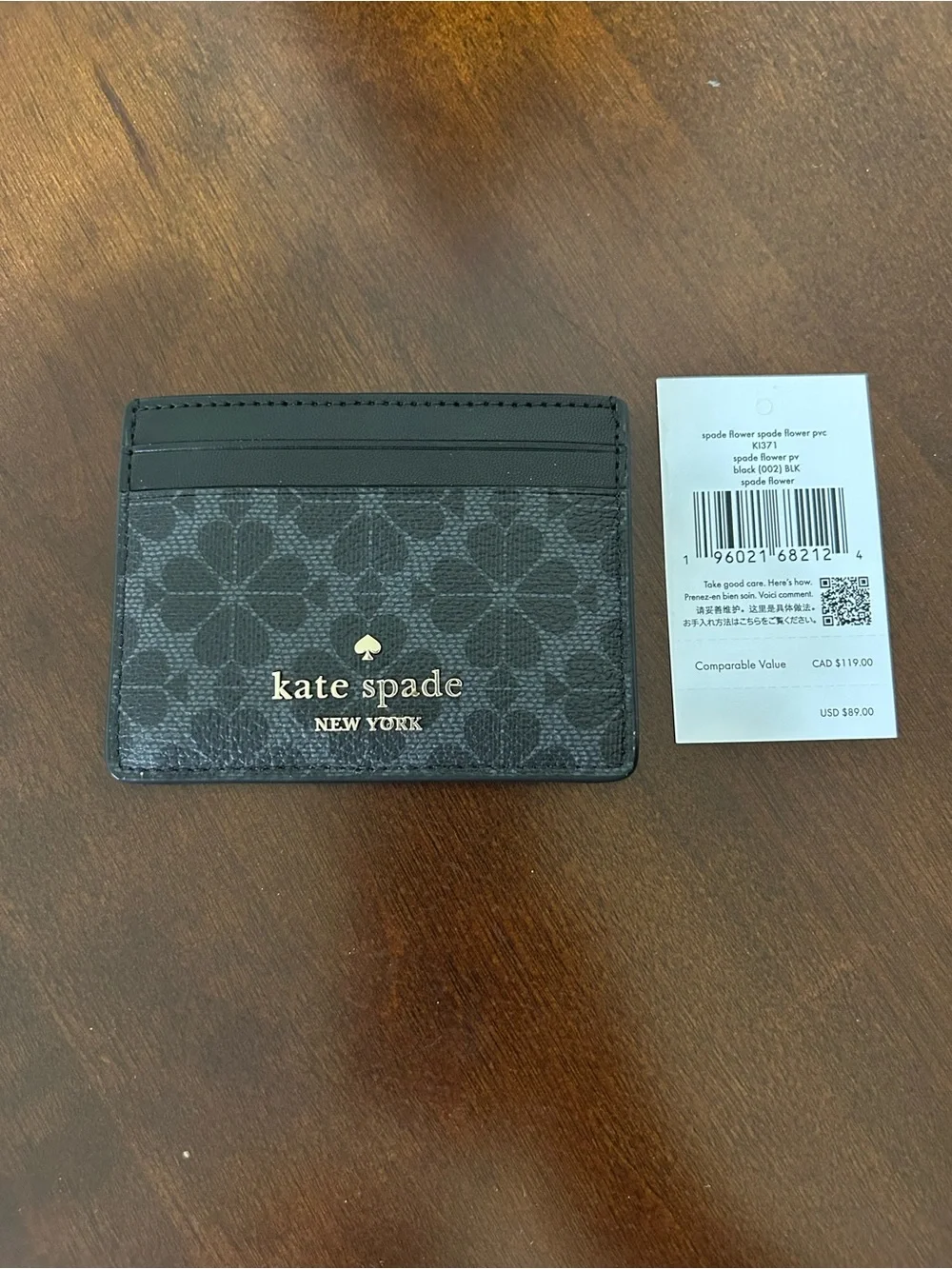 kate spade Spade Flower Small Slim Card Holder